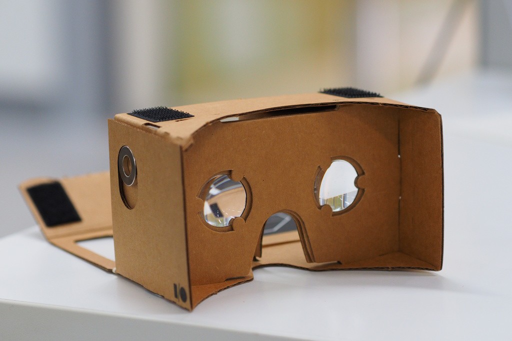 Google Cardboard montadas. Gafas de Realidad Virtual